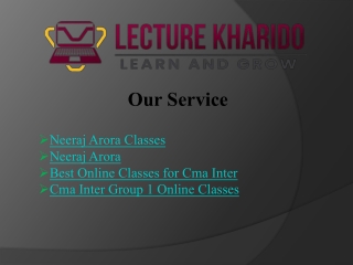 Neeraj Arora Classes | CA Inter Audit Full Course