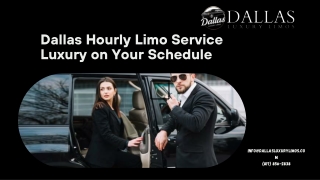 Dallas Hourly Limo Service Near Me