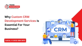 why custom crm development services is essential