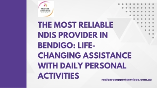 The Most Reliable NDIS Provider in Bendigo: Life-Changing Assistance With Daily