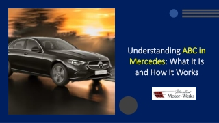 Understanding ABC in Mercedes What It Is and How It Works