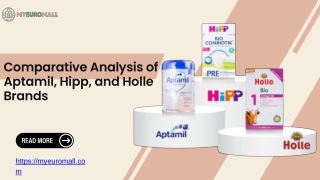 Comparative Analysis of Aptamil, Hipp, and Holle Brands