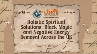 Nationwide Spiritual Cleansing Black Magic and Energy Removal Services