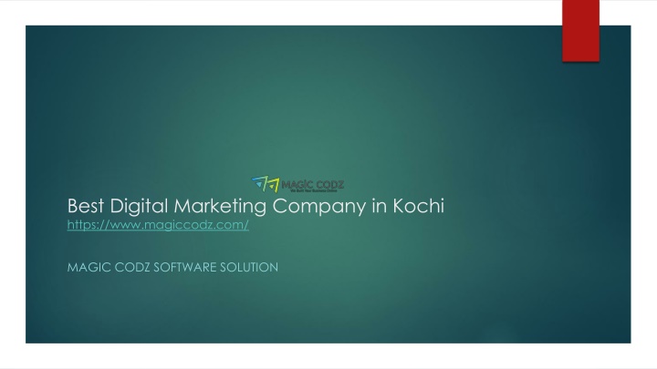 best digital marketing company in kochi https www magiccodz com