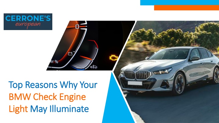 top reasons why your bmw check engine light