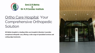 Ortho Care Hospital