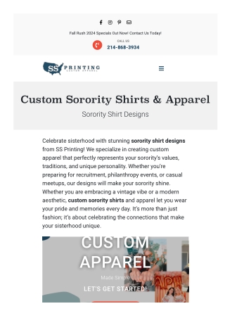 Sorority Shirt Designs: Personalized Apparel for Your Sisterhood