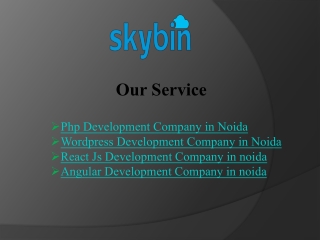 our service