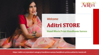 welcome aditri store hand block print handloom