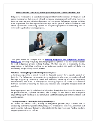 essential guide to securing funding