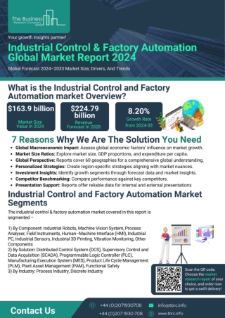 Industrial Control & Factory Automation Market Report 2024, Growth And Analysis