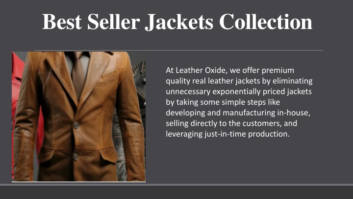 best seller jackets collection