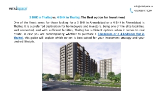 3 BHK vs. 4 BHK in Thaltej_ The Best option for Investment