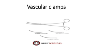 Vascular clamps