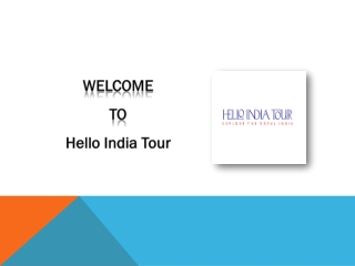 welcome to hello india tour