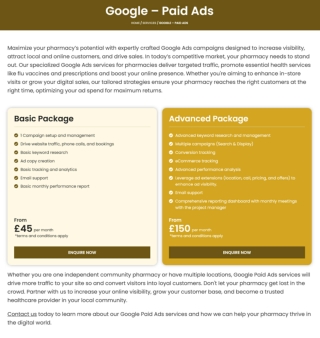 Google Paid Ads Services for Pharmacies   Robson Pharmacy Media