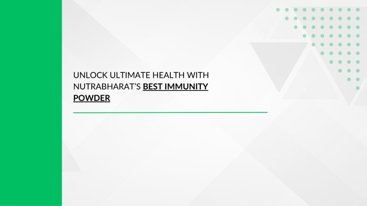 unlock ultimate health with nutrabharat s best