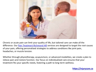 Osteopathy, Massage Therapy, Back Pain Treatment at Injury Care Richmond Hill-1