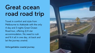 Great ocean road road trip