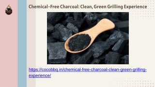 Chemical-Free Charcoal Clean, Green Grilling Experience