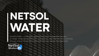 Netsol Water Leading the Way in Commercial RO Plant Manufacturer in Gurgaon