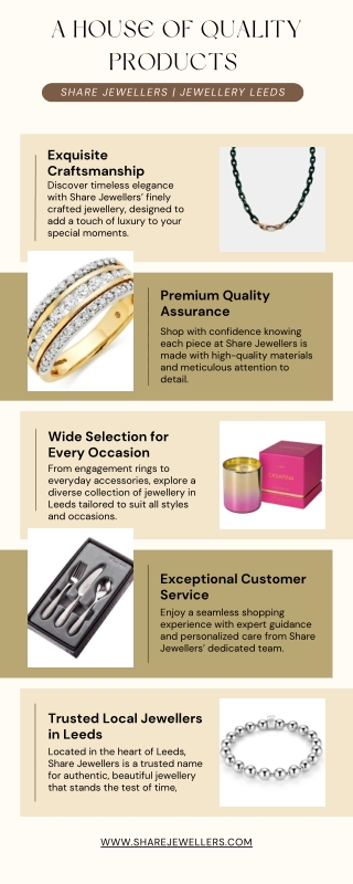 Share Jewellers | A House of Quality Products | Jewellery Leeds