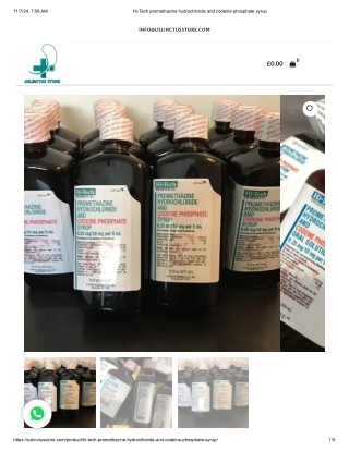 Hi-Tech promethazine hydrochloride and codeine phosphate syrup