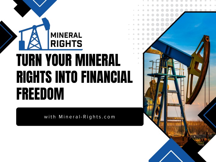 turn your mineral rights into financial freedom