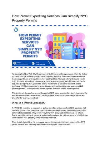how permit expediting services can simplify