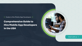 Comprehensive Guide to Hire Mobile App Developers in the USA