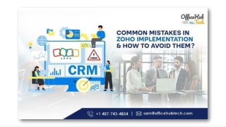 Common Mistakes in Zoho Implementation & How to Avoid Them