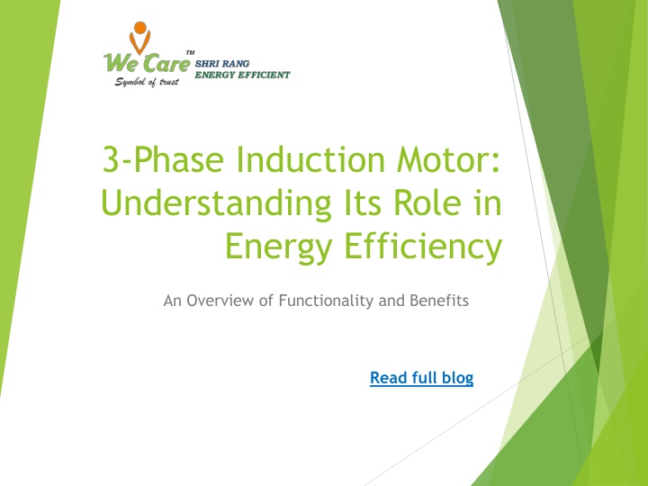 3 phase induction motor understanding its role in energy efficiency