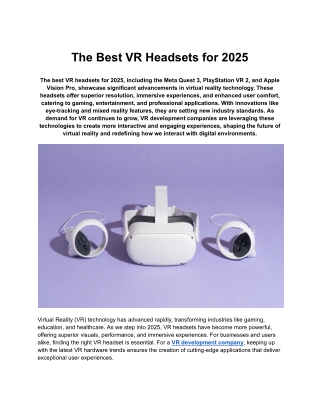 the best vr headsets for 2025