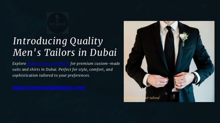 introducing quality men s tailors in dubai