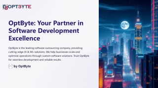 optbyte your partner in software development