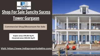Shop For Sale Suncity Sucess Tower Gurgaon