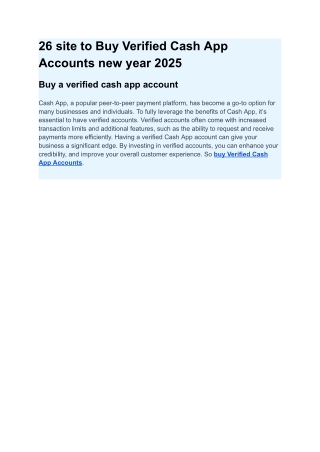 26 site to buy verified cash app accounts