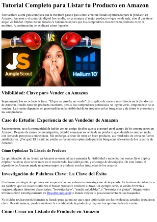 tutorial completo para listar tu producto