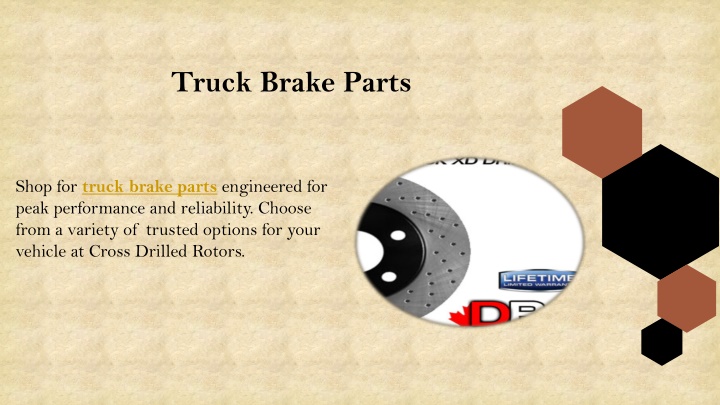 truck brake parts