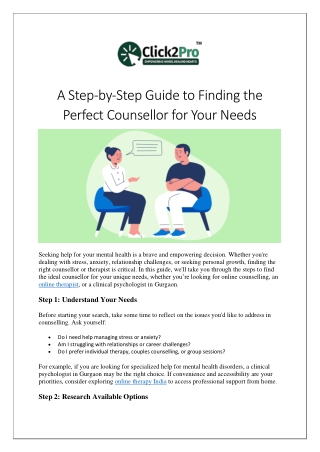 a step by step guide to finding the perfect