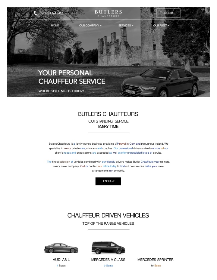 butlers chauffeurs outstanding service every time