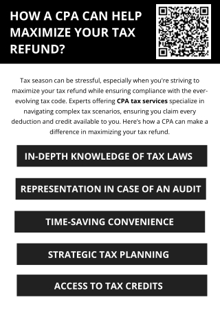 how a cpa can help maximize your tax refund