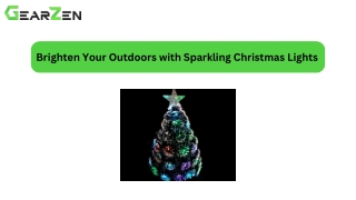 Brighten Your Outdoors with Sparkling Christmas Lights