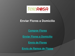 enviar flores a domicilio