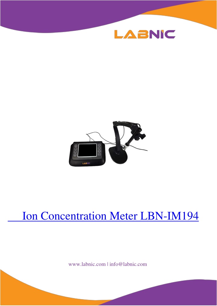 ion concentration meter lbn im194