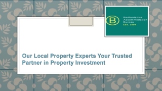 Our Local Property Experts Your Trusted Partner in Property Investment