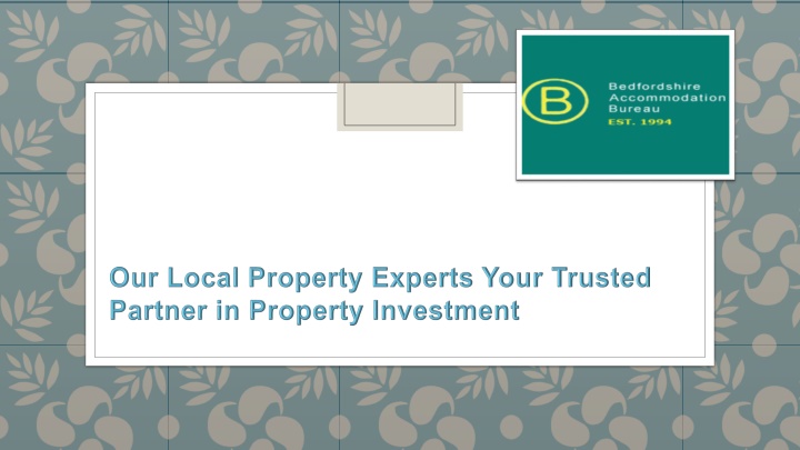 our local property experts your trusted partner in property investment