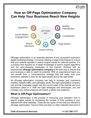 how an off page optimization company can help