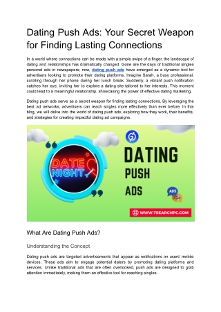 dating push ads your secret weapon for finding