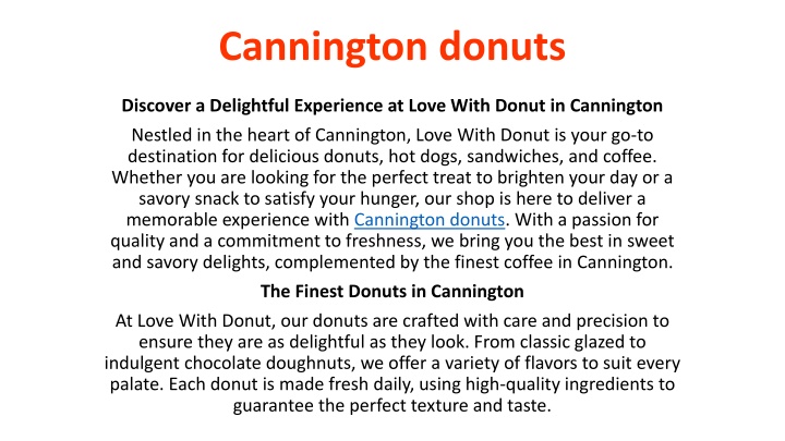 cannington donuts